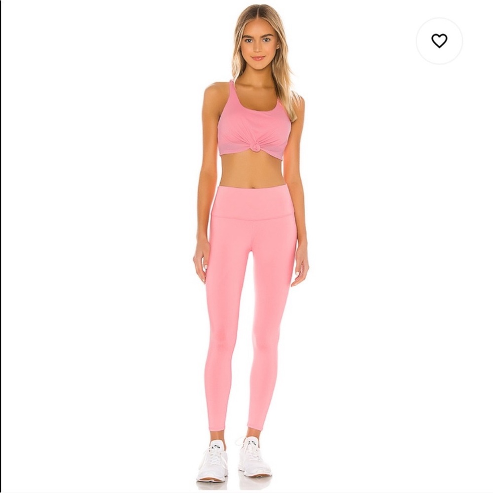 Alo Yoga Macron Pink Airbrush Leggings